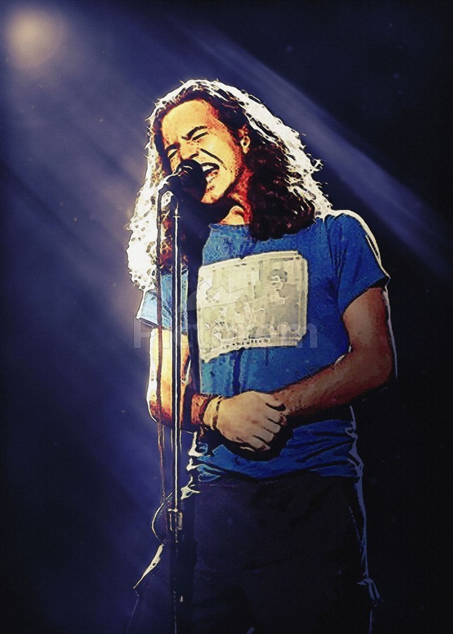 2012 Eddie Vedder - El Paso Silkscreen Concert Poster by